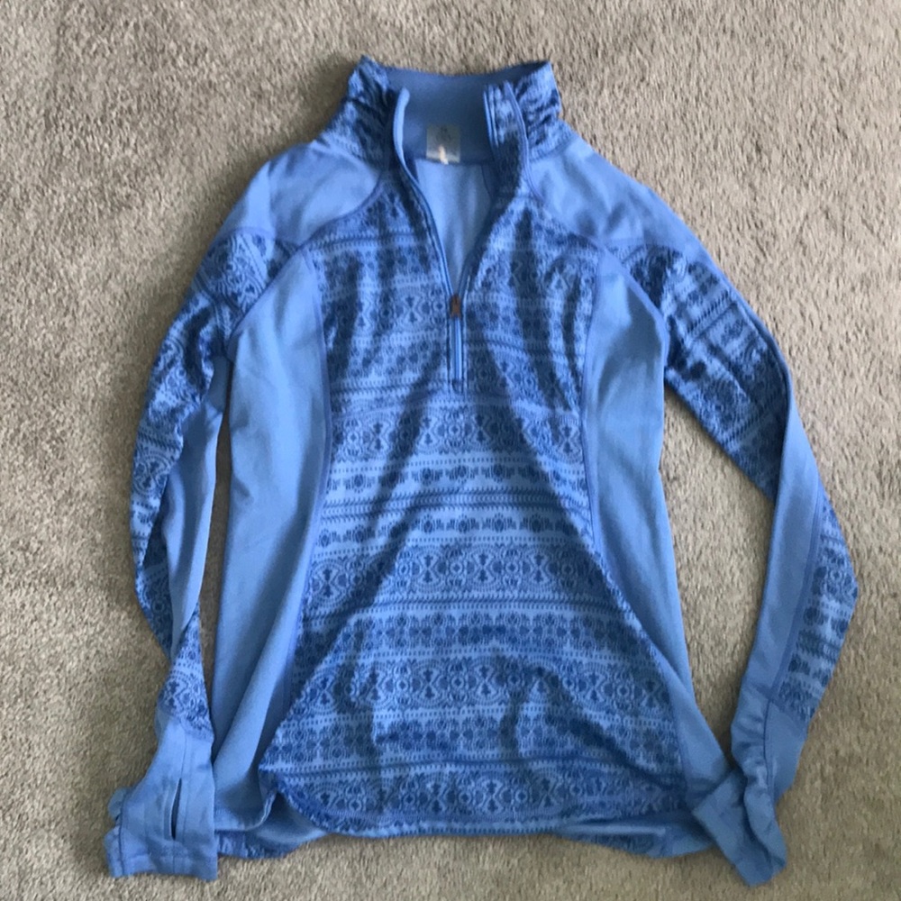 Snowflake mandala zip fleece